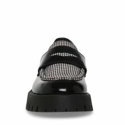 STEVEMADDEN LAWRENCE BLACK PLAID Women's Shoes