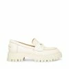 SteveMadden Women's Shoes LAWRENCE BONE LEATHER
