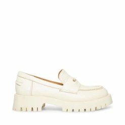 SteveMadden Women's Shoes LAWRENCE BONE LEATHER