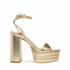 STEVEMADDEN Women's Shoes LIA GOLD