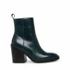 STEVEMADDEN LINA GREEN LEATHER Women's Shoes