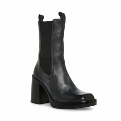STEVEMADDEN LIRA BLACK LEATHER