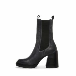 STEVEMADDEN LIRA BLACK LEATHER