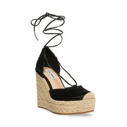 STEVEMADDEN Women's Shoes LORETTA BLACK