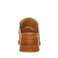 STEVEMADDEN Women's Shoes LORIE CHESTNUT SUEDE