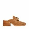 STEVEMADDEN Women's Shoes LORIE CHESTNUT SUEDE