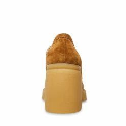 STEVEMADDEN LOUISE CHESTNUT SUEDE