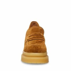STEVEMADDEN LOUISE CHESTNUT SUEDE