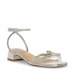 STEVEMADDEN LUCINDA SILVER Women's Shoes