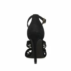 SteveMadden LYDIA BLACK NUBUCK Women's Shoes