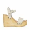 STEVEMADDEN MAGNOLIA BONE LEATHER Women's Shoes