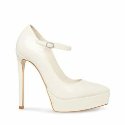 STEVEMADDEN MAISIE BONE PATENT Women's Shoes