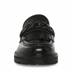 STEVEMADDEN MALORY BLACK LEATHER Women's Shoes