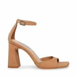 SteveMadden MARGOT CAMEL NUBUCK Women's Shoes
