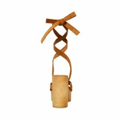 STEVEMADDEN Women's Shoes MARISTELLA CHESTNUT SUEDE