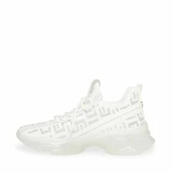 SteveMadden Women's Shoes MAXIMA-S WHITE/SILVER