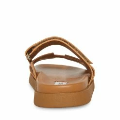 STEVEMADDEN Women's Shoes MAYVEN TAN LEATHER