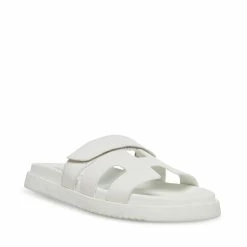 STEVEMADDEN MAYVEN WHITE LEATHER