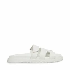 STEVEMADDEN MAYVEN WHITE LEATHER
