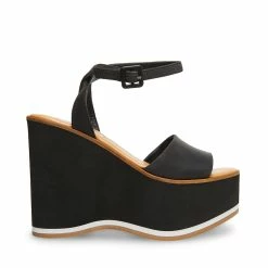 STEVEMADDEN MILAN BLACK LEATHER