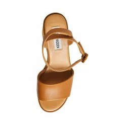 STEVEMADDEN MILAN TAN LEATHER Women's Shoes