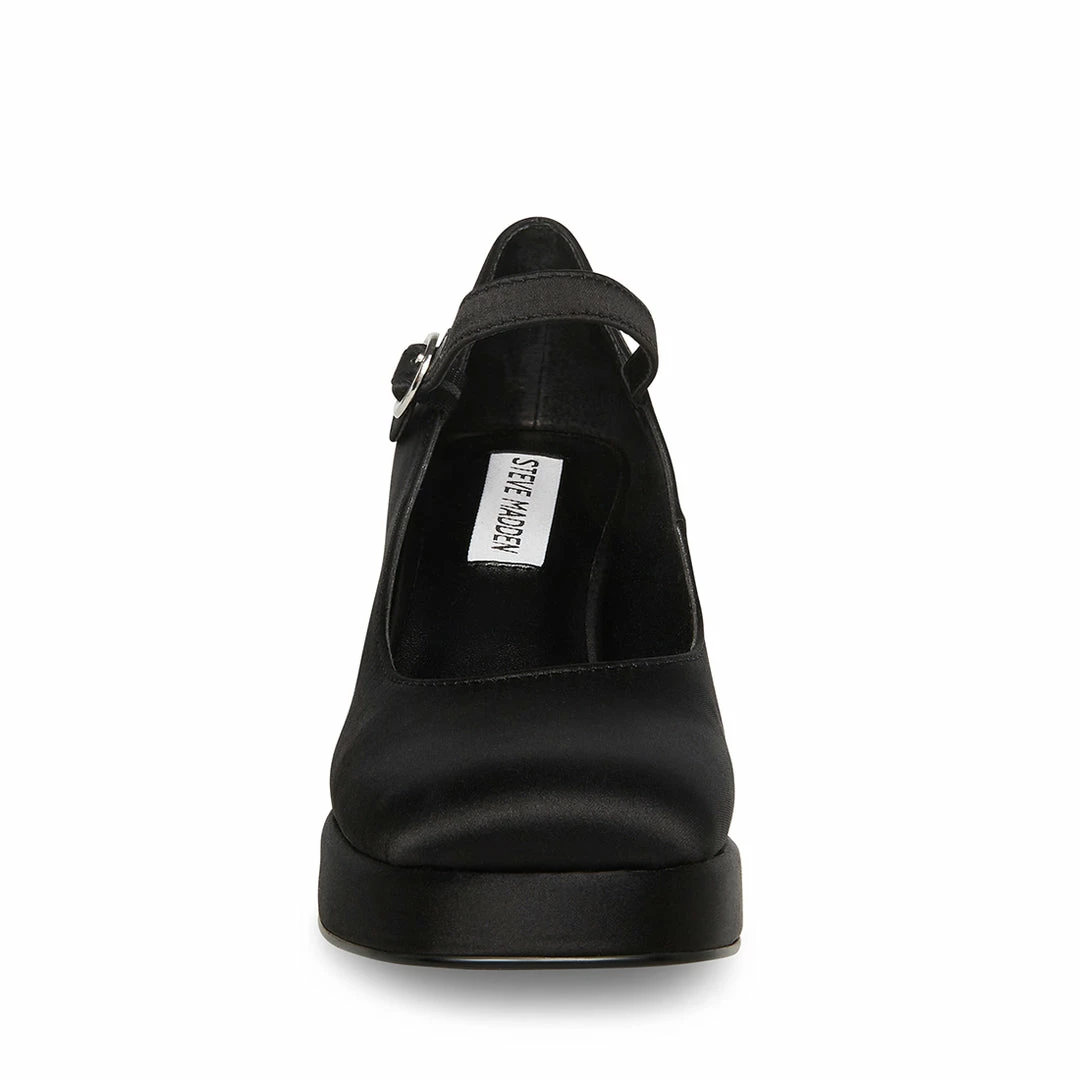 STEVEMADDEN MINGLE BLACK SATIN
