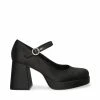 STEVEMADDEN MINGLE BLACK SATIN