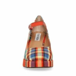 STEVEMADDEN Women's Shoes MINGLE PLAID MULTI