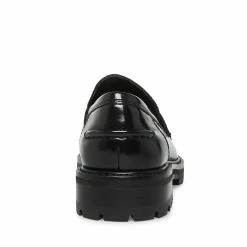 STEVEMADDEN MINKA BLACK LEATHER Women's Shoes