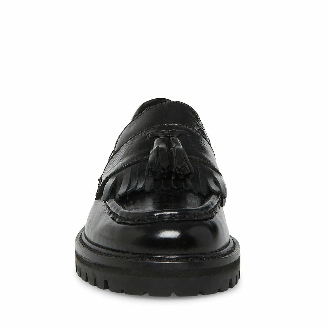 STEVEMADDEN MINKA BLACK LEATHER Women's Shoes