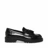STEVEMADDEN MINKA BLACK LEATHER Women's Shoes