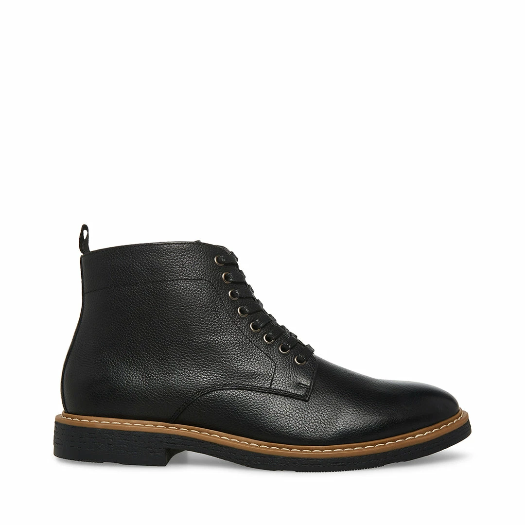 STEVEMADDEN MITCHELL BLACK LEATHER Men's