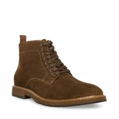 STEVEMADDEN Men's MITCHELL OLIVE SUEDE