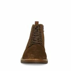 STEVEMADDEN Men's MITCHELL OLIVE SUEDE