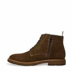 STEVEMADDEN Men's MITCHELL OLIVE SUEDE