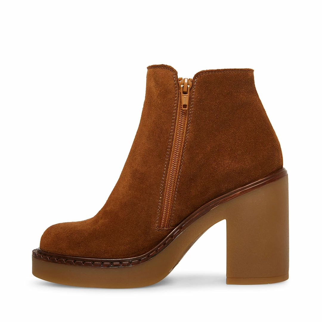 STEVEMADDEN MOBY COGNAC SUEDE Women's Shoes