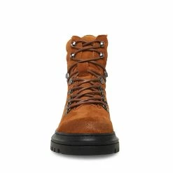 STEVEMADDEN MONTY COGNAC SUEDE