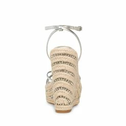 STEVEMADDEN MYA SILVER Women's Shoes