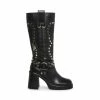 STEVEMADDEN NALANI BLACK LEATHER