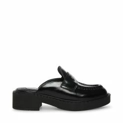 STEVEMADDEN OLIVER BLACK LEATHER