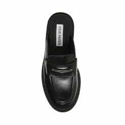 STEVEMADDEN OLIVER BLACK LEATHER