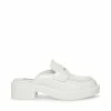 STEVEMADDEN OLIVER WHITE LEATHER