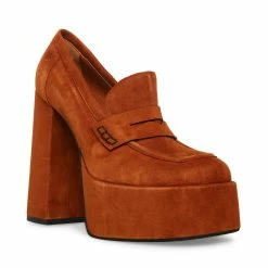 STEVEMADDEN PARIS CHESTNUT SUEDE