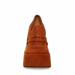 STEVEMADDEN PARIS CHESTNUT SUEDE