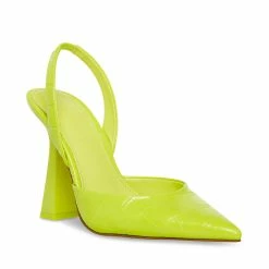STEVEMADDEN PAULA YELLOW CROCODILE