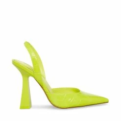 STEVEMADDEN PAULA YELLOW CROCODILE