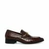 STEVEMADDEN PHILIPPE BROWN CROCODILE Men's