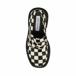 STEVEMADDEN PIXELS BLACK/WHITE PONY Women's Shoes