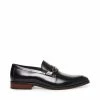 SteveMadden Men's POINTE BLACK LEATHER