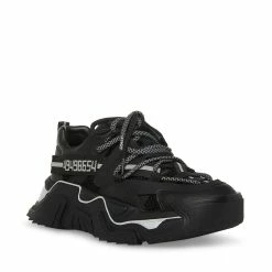 STEVEMADDEN Women's Shoes POWER BLACK